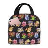 Custom D-Digimons Insulated Lunch Bag for Women Men Leakproof Cartoon Cooler Thermal Lunch Tote Office Picnic Travel