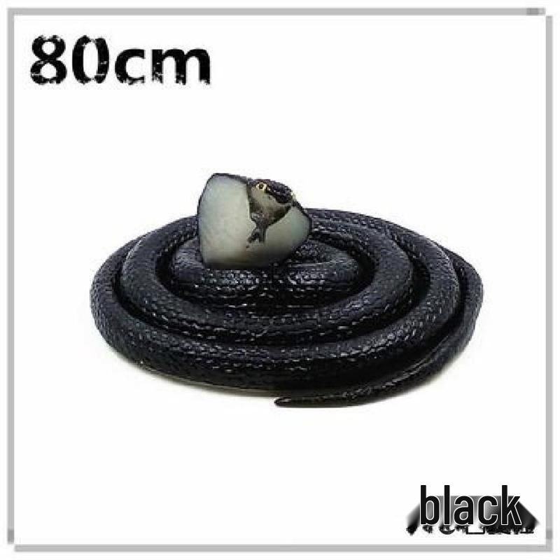 Children's Large Soft Rubber Green Snake Prank Toy Model
