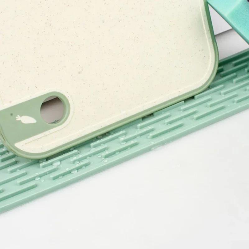 35 * 8CM Silikon-Wärmedämmungspad Küche rutschfeste feste Matte Wasserhahnmatte Tropfschutzpads Küchenzubehör