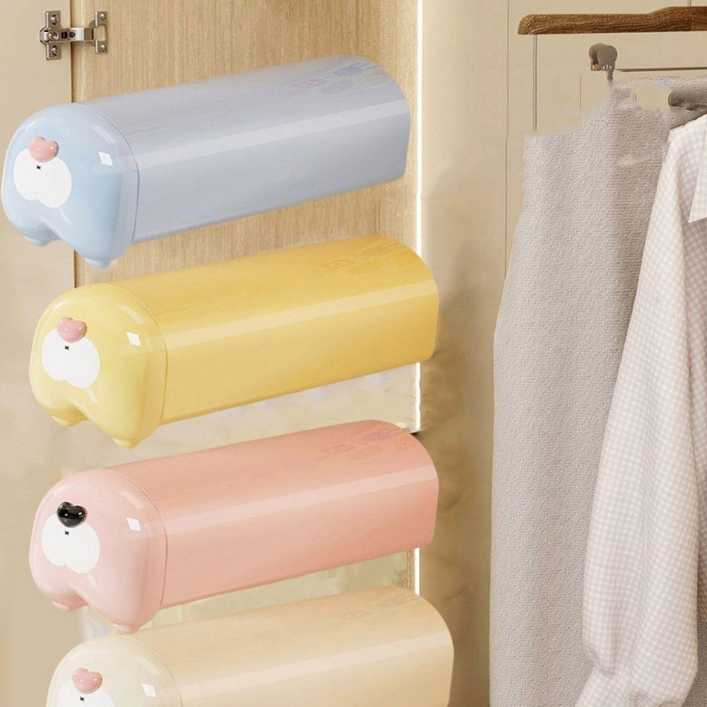 Plastic Socks Storage Bin Large Capacity Closet Organizer Cute Wall Hanging Storage Box Dormitory бежевый 1098₽