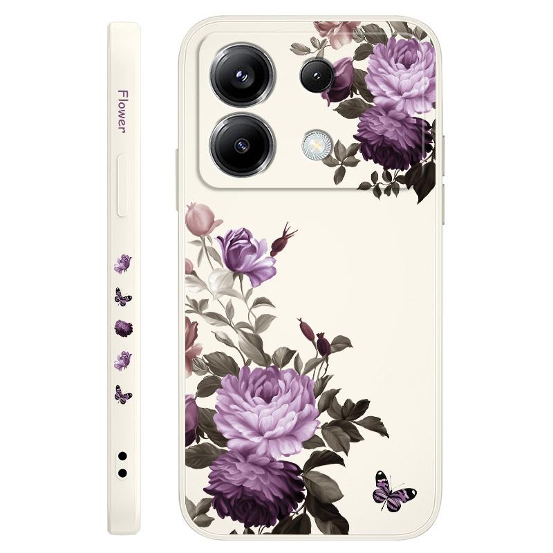 Peony Blossoms Phone Case For Xiaomi Poco X7 X6 F6 M6 M5 M5S F5 X5 F4 X4 M4 F3 M3 X3 Pro 4G 5G GT Silicone Cover