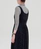 Maia Velvet Flower Dress - Teal Blue (Tencel T-Shirt Set)
