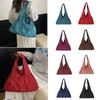 Large Capacity Women Shoulder Bags Drawstring Pocket Eco-friendly Tote Bag  Supermarket