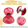 Traditional Plastic Diabolo With Triple Bearing For Kids And Seniors Educational Toy Set