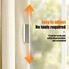 1-10 Pair Magnetic Curtain Clips Nail Free Blackout Closure Clips Keep Curtain Closed Prevent Light Leaking for Bedroom Office