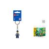 LEGO City Collection Prison Guard Keychain Fish Patch Bag Building Block Figures 0 300pcs 853568+30545 853568+30545