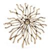 Nieuw Vintage Kunst Design Zonneschijn Schaduw Broches voor Dames Unisex 2-kleurig Metaal Rond Feest Casual Broche Spelden Cadeaus