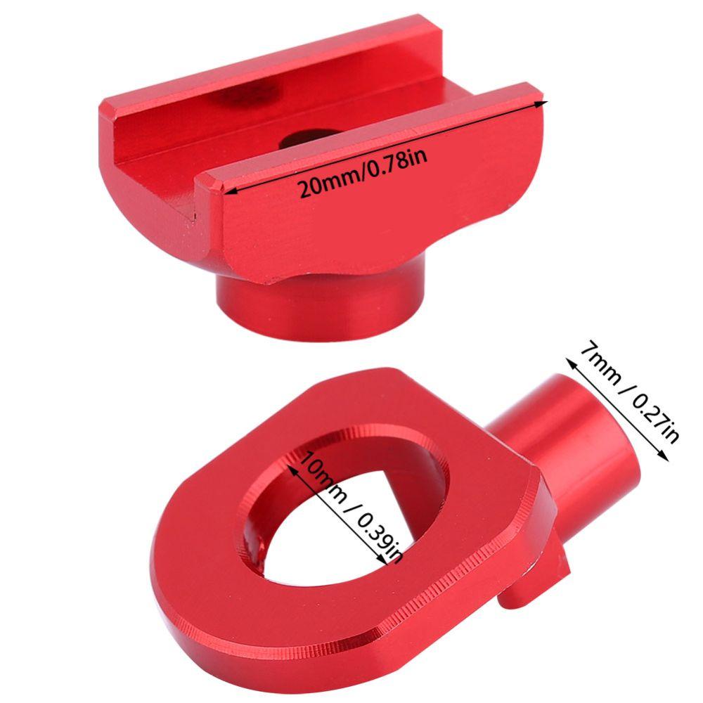 2PCS Single Speed Bicycle Chain Adjuster Aluminum Alloy Bicycle Chain Fastener Bike Maintenance