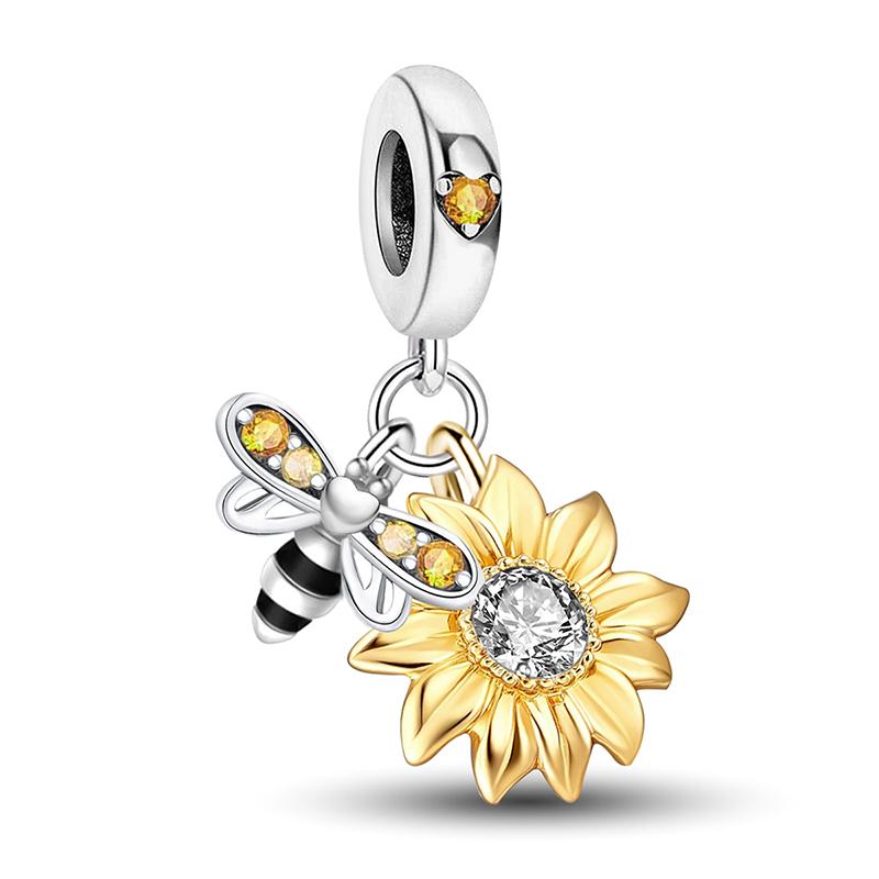 Copper Sunflower Halloween Lizard Pumpkin Pendant Bead Diy Bracelet Bangle Making Gift Of High Quality Fine Jewelry