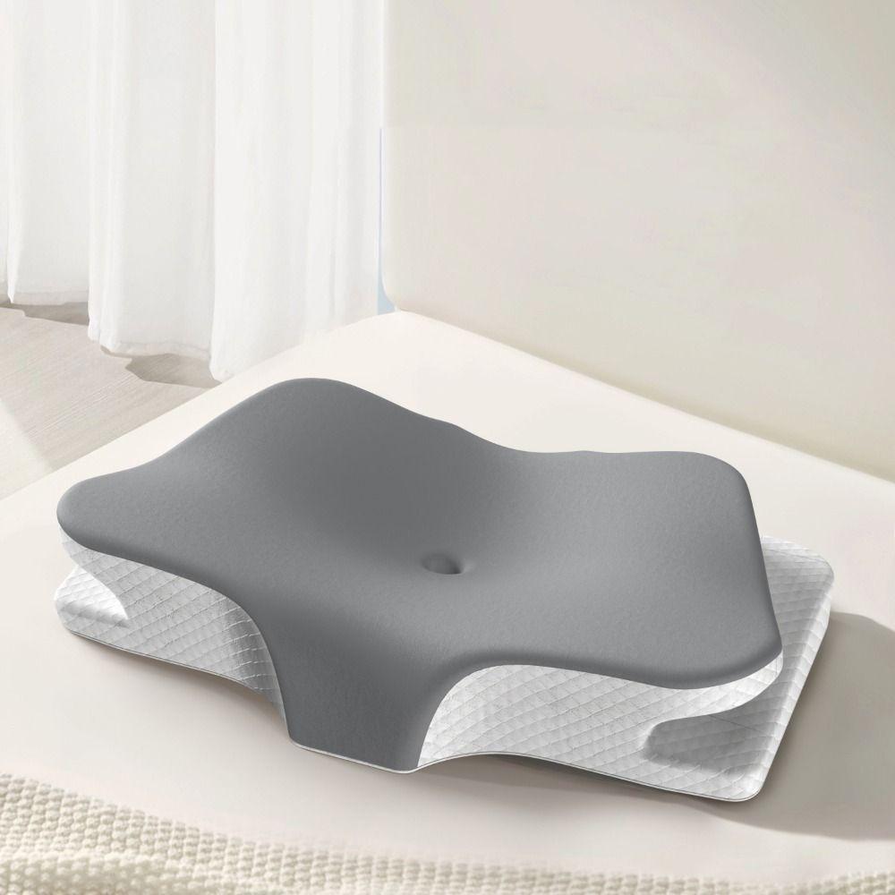 5D Partition Orthopedic Pillow Slow Rebound Neck Guard Pillow Ergonomic Neck Pillow  Bed Use
