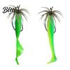 Saltwater Fishing Lure 4Pcs 6CM/1.9G 10.5CM/4G Soft Sea Urchin with Swimming Skirts Artificial Bass Tentacle Creature Bait Freshwater Trout