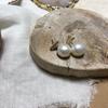 Minkre Silver Needle Earrings Drop Freshwater Pearl Women