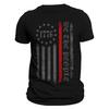 We The People 1776 Thin Red Line Vertical Flag Firefighter Men's T-Shirt and Kids Tshirt