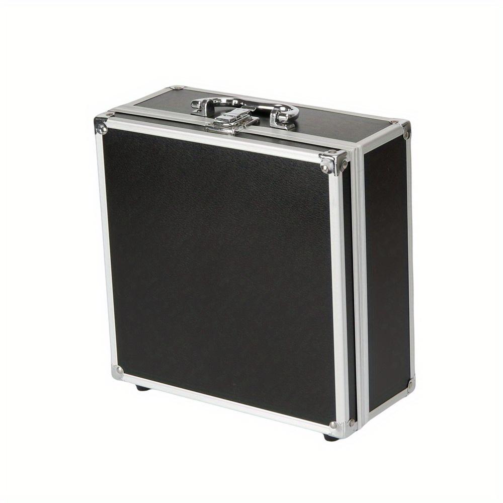 Aluminum Tool Case Multi-Purpose Hard Metal Storage Box for Garage Organization & Toy Storage, Portable Protective Carrying Case