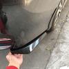 Carbon Fiber Black Rear Bumper Diffuser Side Fender Spoiler Lip Canard Protector