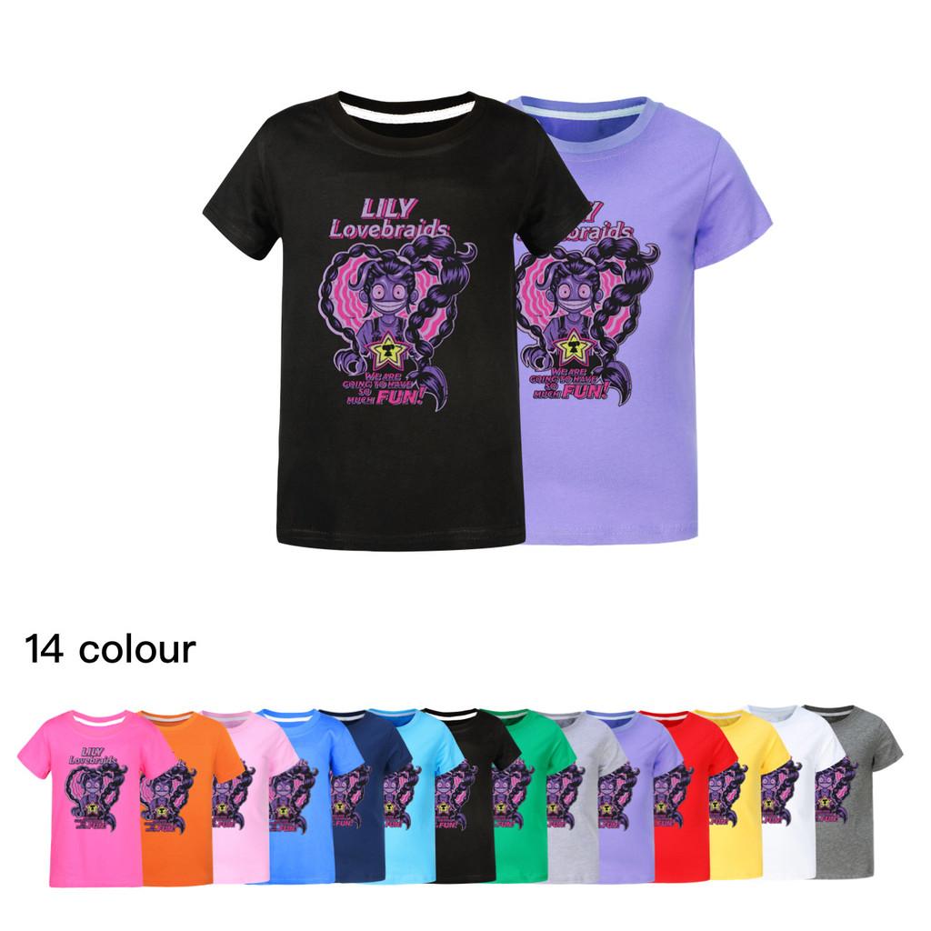 5581 Multi-Color Girls Lily Lovebraids Short Sleeves T-Shirt