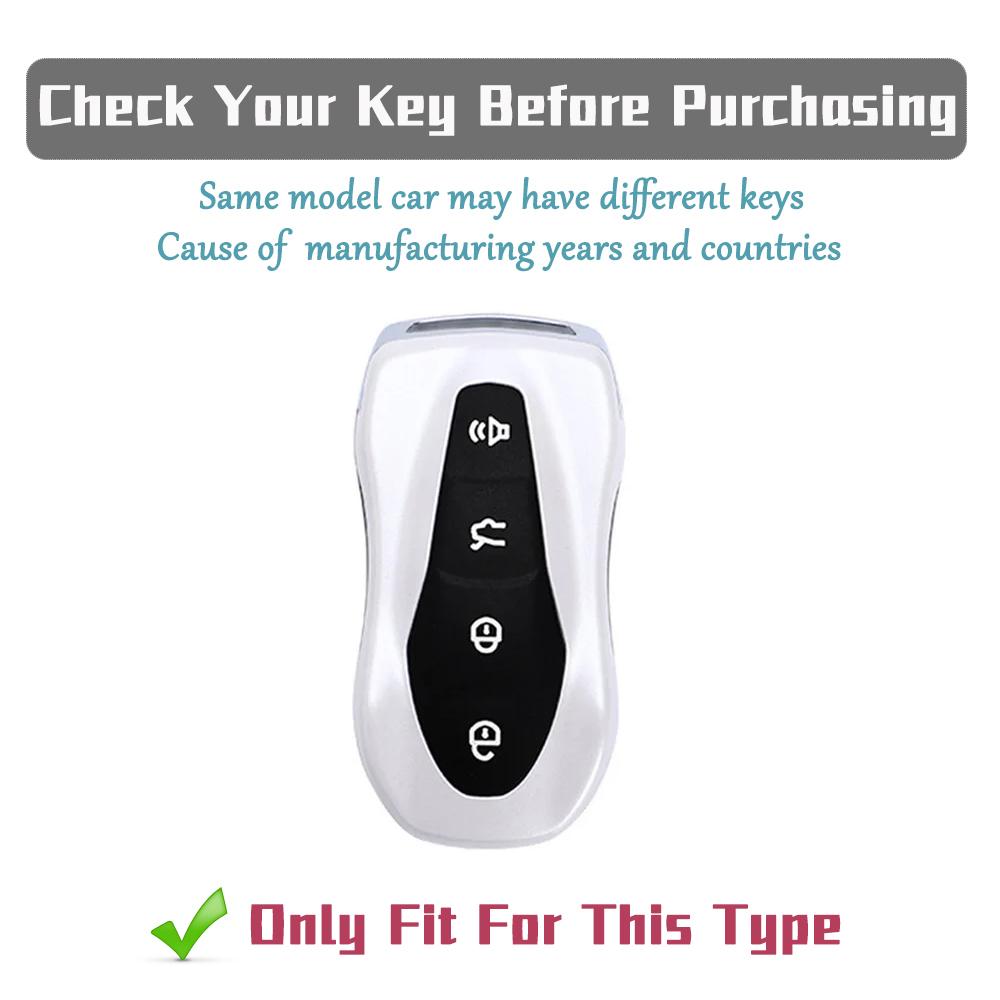 Tpu Key Fob Case For Geely Atlas Pro/Boyue/Tugella/Azkarra Fy11/Emgrand Gs/X6 Suv/Ec7 -Protective Cover With Keychain Accessory