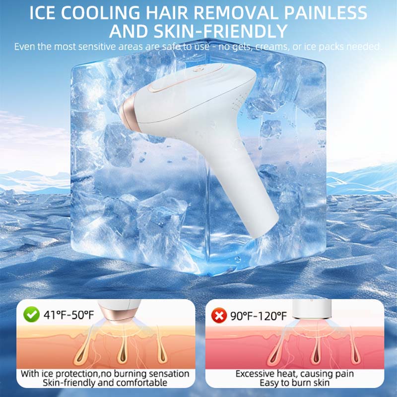 Household Electric IPL Hair Remover Painless Permanent Cold Hair Removal on Body Beauty & Personal Care Product