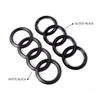 ABS Four Ring Car Logo Cover Front Grille Badge Rear Trunk Emblem Decal For tt A3 A4 A5 A6 A7 A8 Q3 Q5 Q7 Q8 Car Accessories