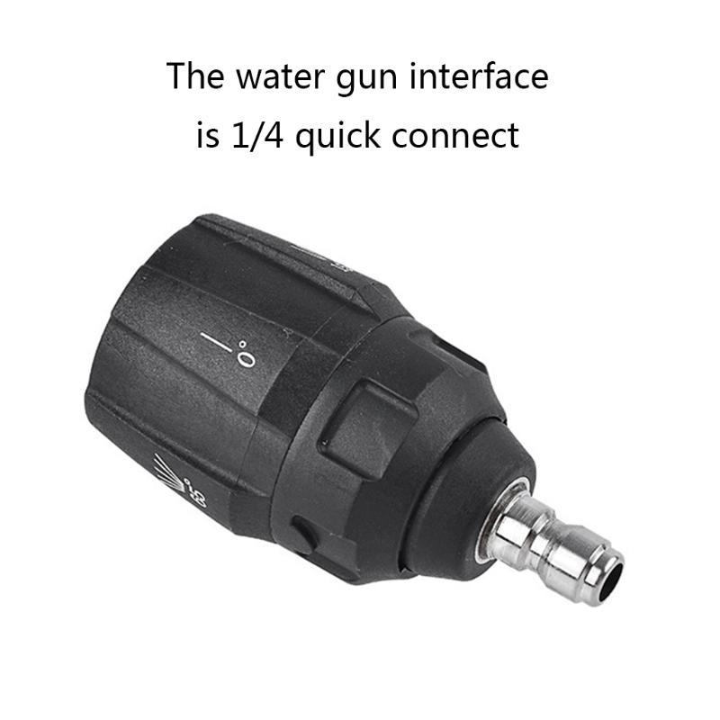 5 In 1 High Pressure Washing Nozzle  0 15 25 40 65 1/4 Male Connect
