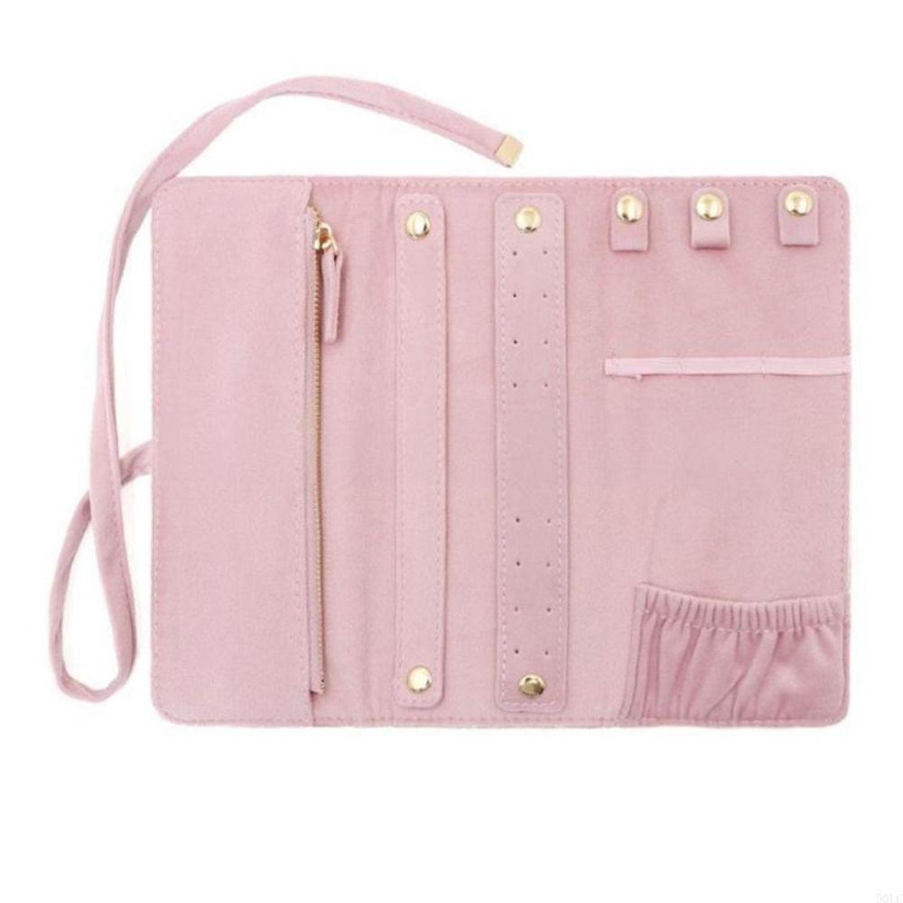 Lace Up Jewelry Storage Bag Bracelet Necklace Velvet Jewelry Holder  Outdoors