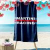 Martini Racing Print Strandtuch, Großes Weiches Schnelltrocknendes Handtuch für Strand Camping Schwimmen
