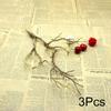 3pcs Artificial Plant Simulation Coral Branch Wedding Party Decoration DIY Accessories Small Tree Branches Christmas Decor