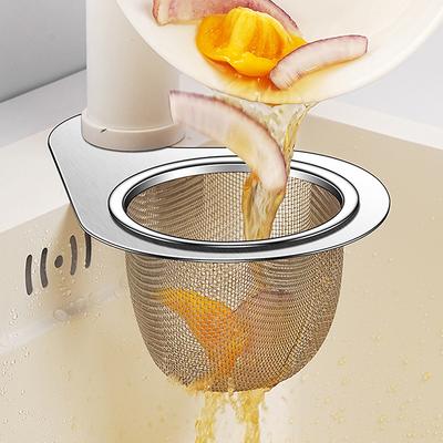 1 Pcs Swan Sink Strainer Basket Stainless Steel Corner Sink Strainer Kitchen Sink Drain Basket For Kitchen Sink