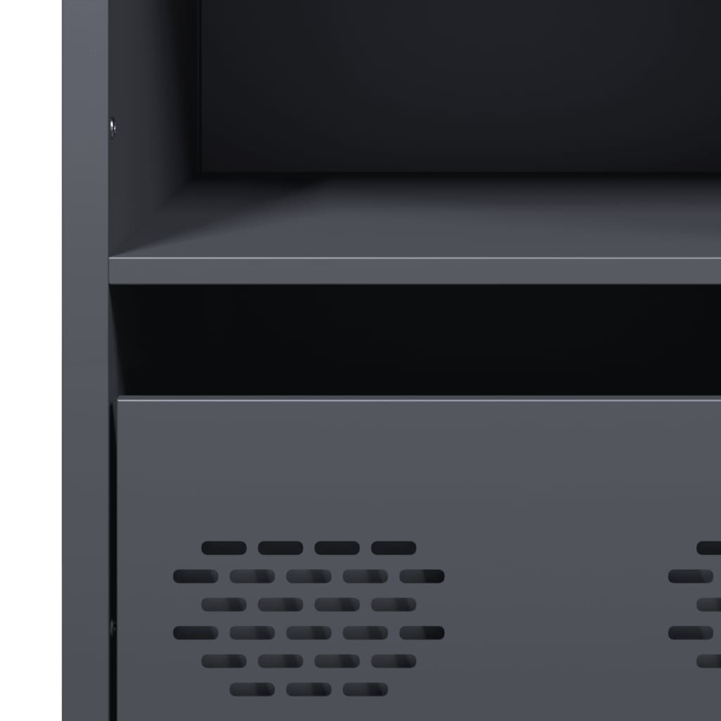 Highboard Anthracite 68x39x103.5 cm Steel