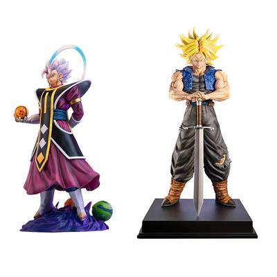 In Stock Dragon Ball Z Figure 2% Trunks And Grand Priest Jt Statue Action Model Future Trunks Super Saiyan Collectible Plaything Gift