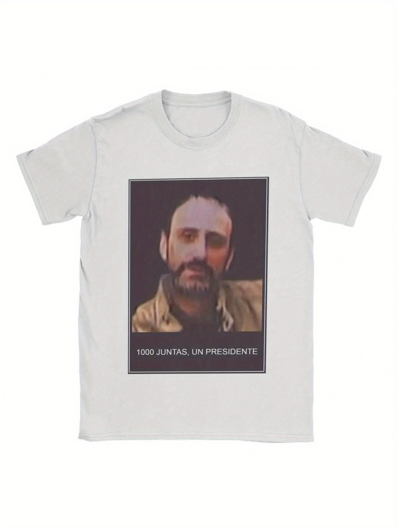 Men s Vintage Graphic T-Shirt- Juan Costs 1000 Boards A President Bold Print XXXXL