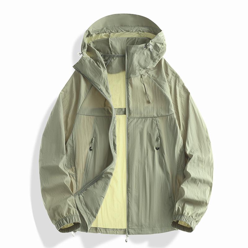 Dámská horská bunda s UV ochranou z ledového hedvábí - Lehká a prodyšná letní ochrana proti slunci