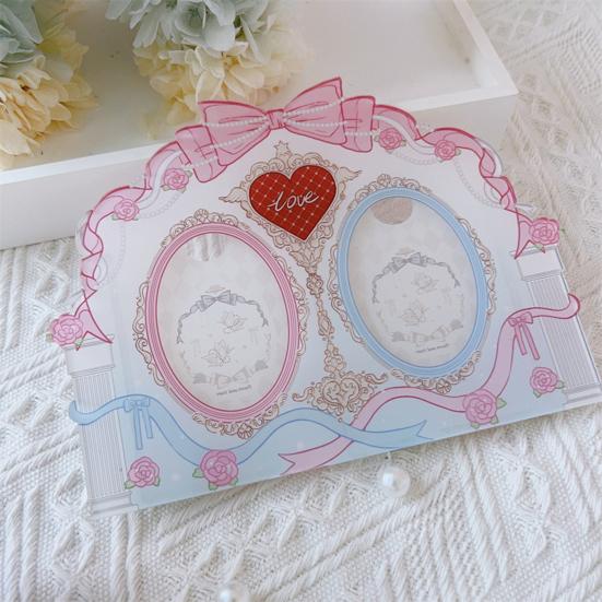 Acrylic Standing Photo Frame Stylish Desktop Decor Sturdy Dustproof Waterproof for Your Favorite Photos