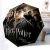 1pc Harry Potter Deathly Hallows Part 1 Umbrella with Plastic Handle,Cartoon Pattern,Suitable for All Seasons Multi-functional Umbrella370