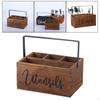 Countertop Holder for Kitchen Utensils with Compartments Forks And Spoons