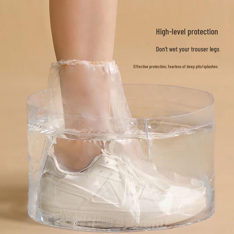YOUAO Thickened Children's Disposable Rain Shoe Covers