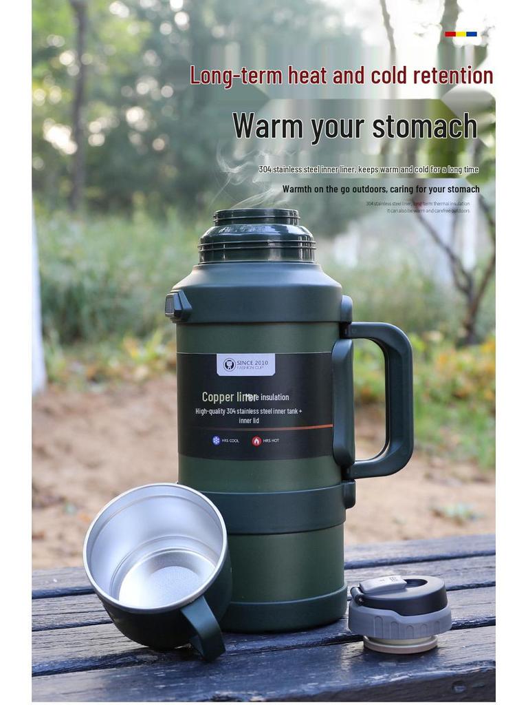 Extra velká venkovní 316 nerezová izolovaná cestovní termoska