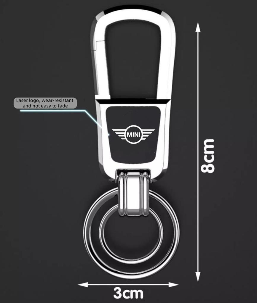 BAAL1 2025 Hot High-quality Car Styling Stainless Steel Keychain Key Ring For BMW MINI CooperS John-Cooperworks F54 F55 F56 F57 R50 R5