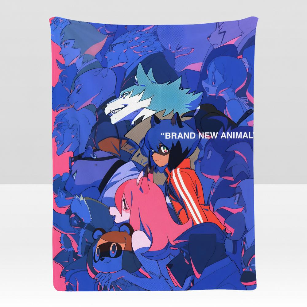 anime BBNA Animation Throw Soft Flannel Blanket for Bed Bedroom Sofa Picnic Throw Skinfriendly Breathable Gift Cover