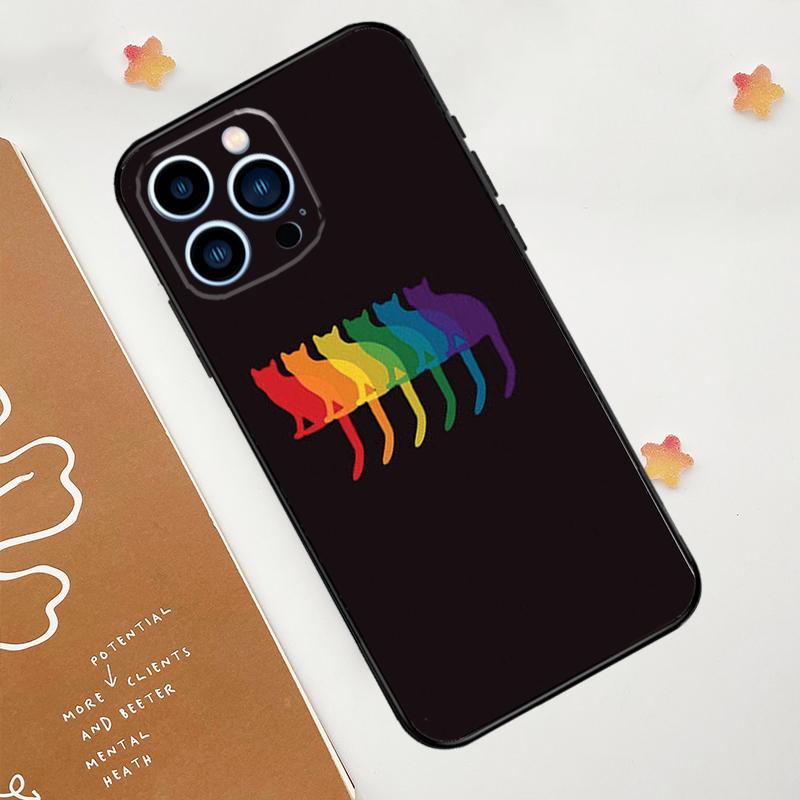 LGBT PRIDE GAY Phone Case For iPhone 17 Pro Max 11 14 15 16 Pro Max 12 13 mini 16 Plus 16e 17 Air Funda