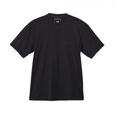 Reg Ss Tee Rundhals Kurzarm Baumwolle T-Shirt Unisex Oberteile Schwarz 51-IW0066