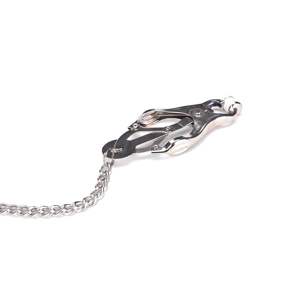 Women Metal Chain Nipple Clamp BDSM Nipple Clip Fetish Toy Breast Massager Exotic Adult Games Accessories For Wedding