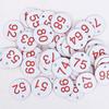 Plastic Beehive Tags 3.5CM Number Plate Beehive Mark Board Tag  Bee Hive Mating Box Mark
