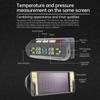 Smart TPMS Car Tire Pressure Alarm Monitor System 4 External Sensors Display Solar Intelligent Tyre Pressure Temperature Warning