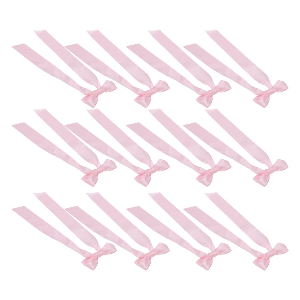 12pcs Candlestick Bows Decor 13 Inch Large Coquette Decorations Bows for Table Self Adhesive Wedding Bridal Shower Party Centerpieces