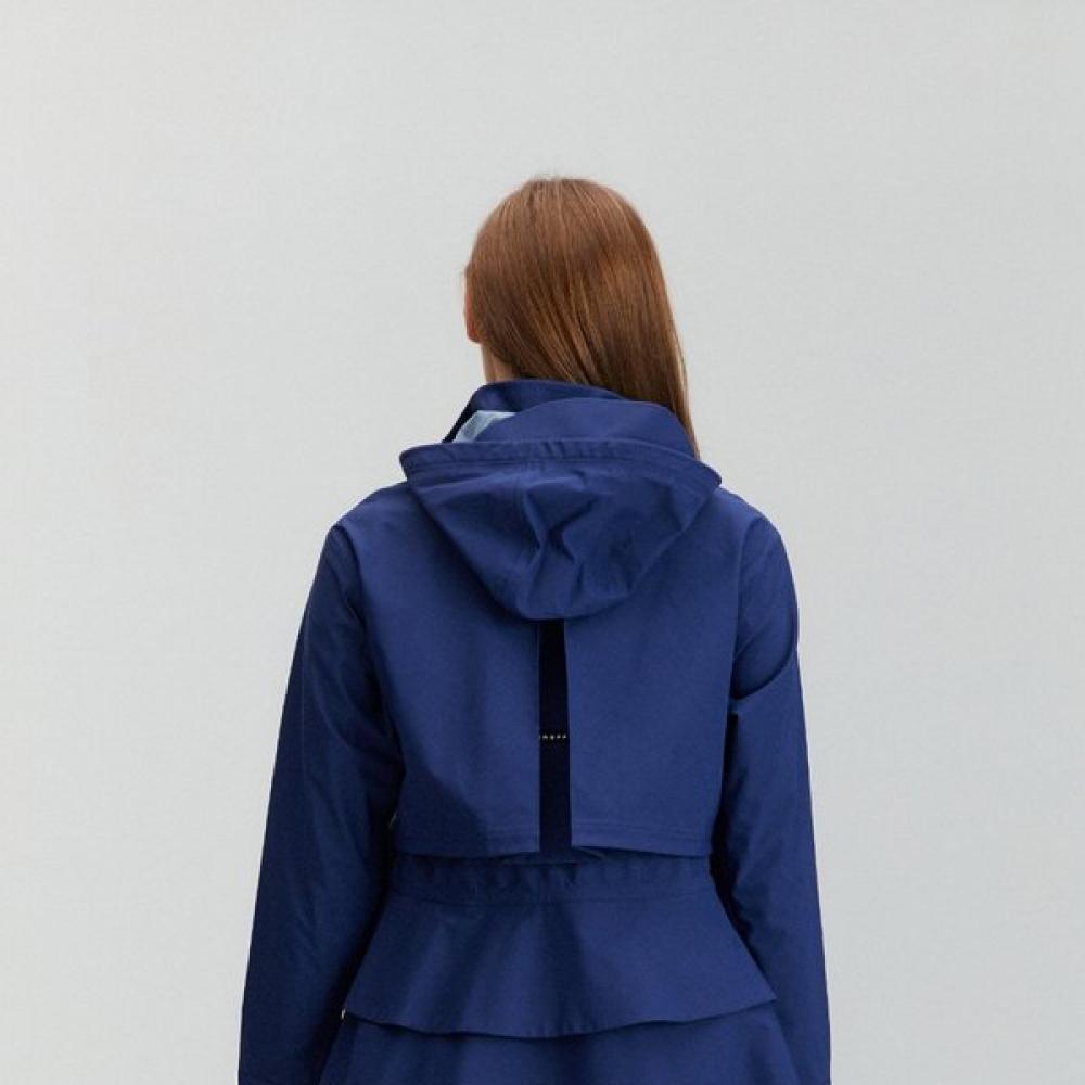 Onoff Women S Long Raincoat 3 Layer Of1803la Navy