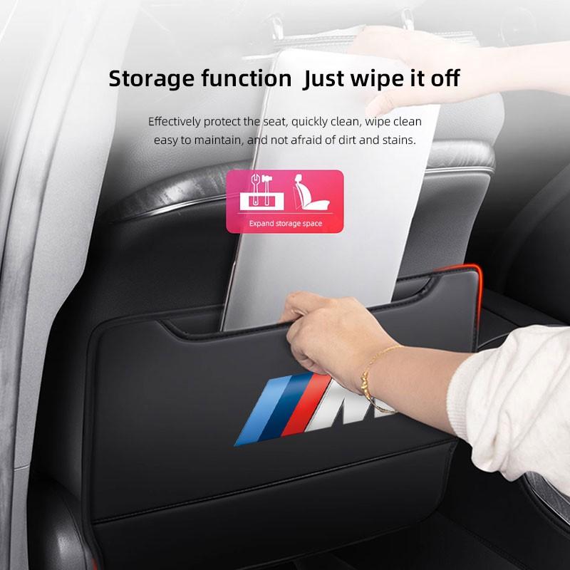 Car Seat Back Anti Kick Cover Pad Anti-dirty Protector Mat For BMW G80 G06 G07 G42 G14 G15 G16 F82 F20 F21 F83 M2 M3 M Key Chain GNTYA1