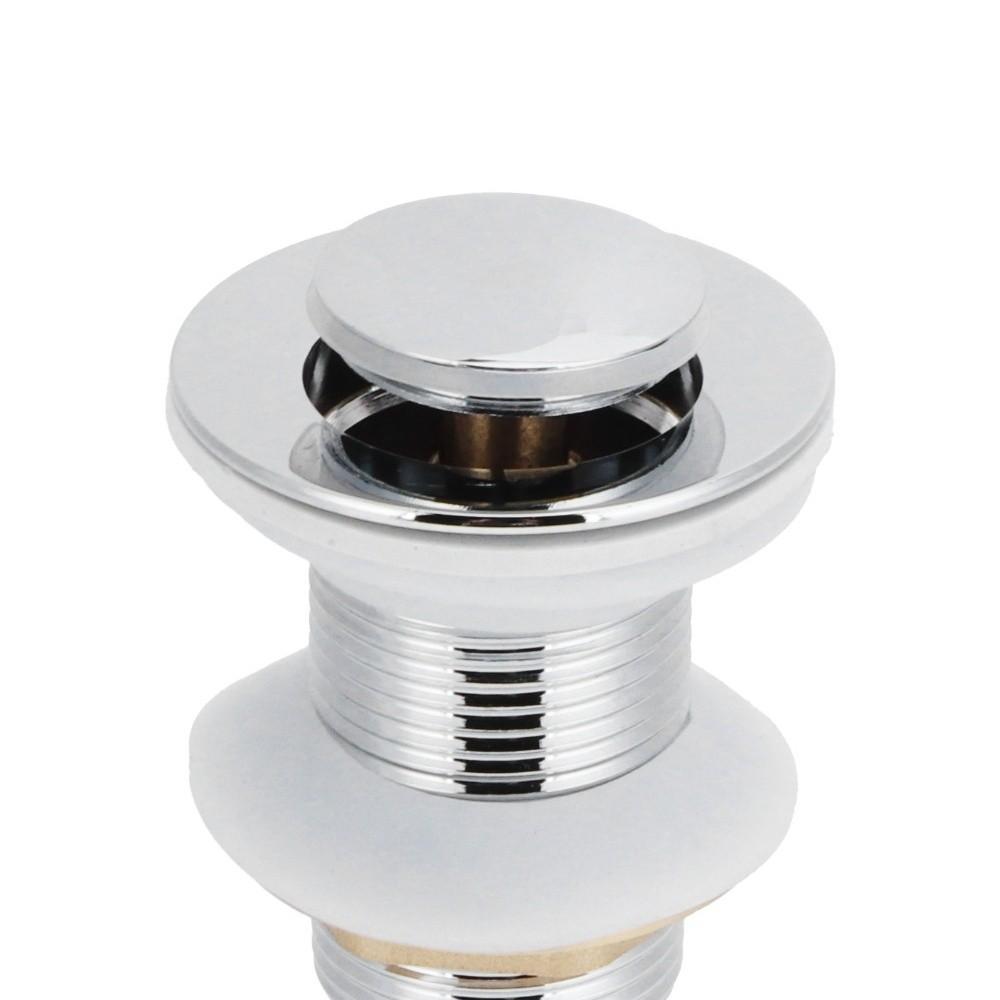 Electroplating Finish Basin Drain Plug Without Overflow Sink Drain Strainer Drainer Vanity Drain