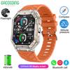 SACOSDING Rugged GPS Smart Watch 2.01" HD Screen 3ATM Waterproof Bluetooth Call Men Smartwatch GPS Positioning Compass Flashlight