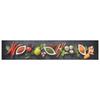 VidaXL Tapis de cuisine lavable impression d'épices 60x300 cm velours 136542